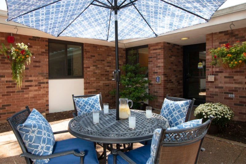 Francis Place garden courtyard